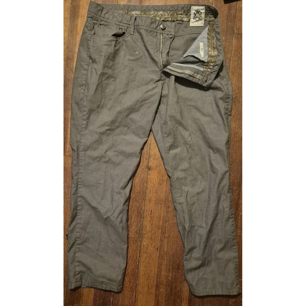 English Laundry Brixton Mens Pants 38x30 🔘‎ Gray Slim Stretch